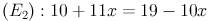 Example of equation