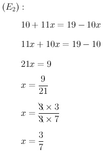 Resolution of the equation